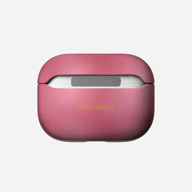 The AirPods Pro Pink Case Personalised Name Gold