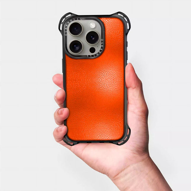 iPhone 15 Pro Max Case Bounce — Reddish Orange