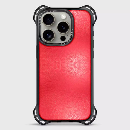 iPhone 16 Pro Max Case Bounce Leather — Valentine Red