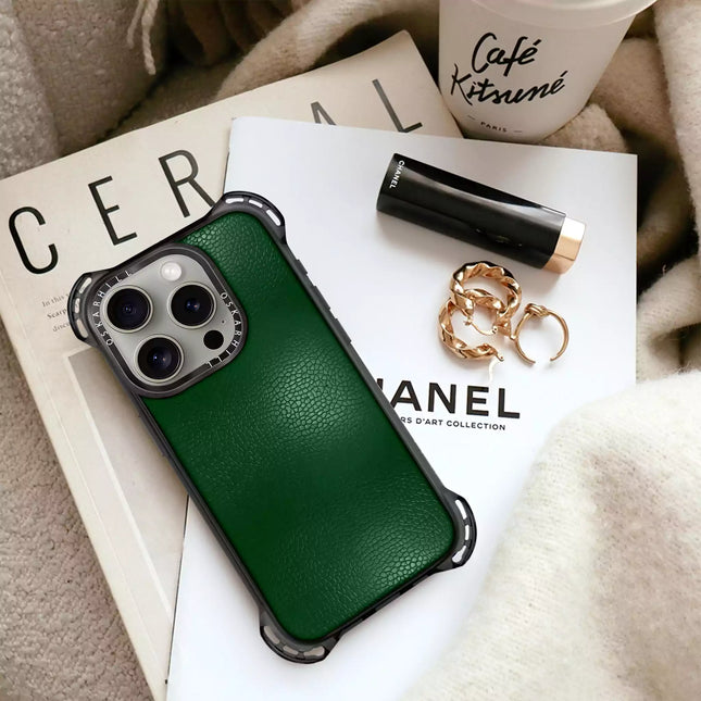 iPhone 15 Pro Max Case Bounce — Dark Green