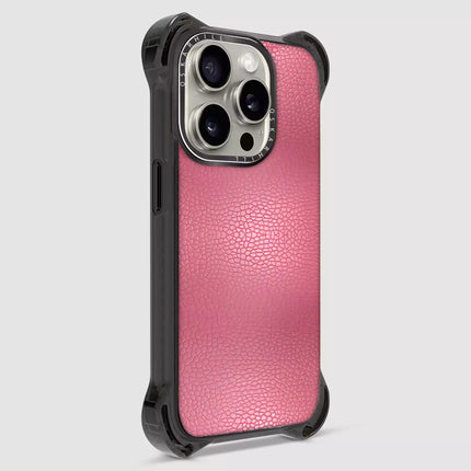 iPhone 16 Pro Max Case Bounce Leather — Dirty Pink