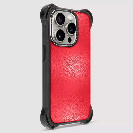 iPhone 16 Pro Max Case Bounce Leather — Valentine Red