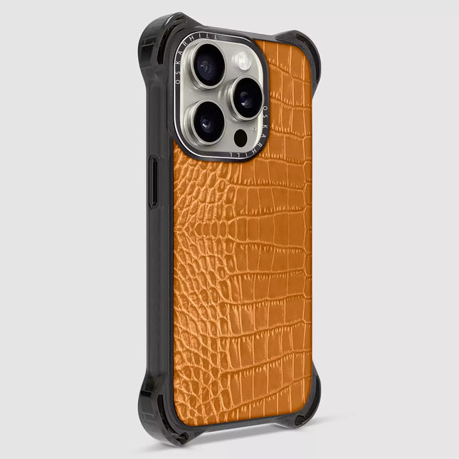 iPhone 16 Pro Max Case Alligator Bounce — Ruddy Brown