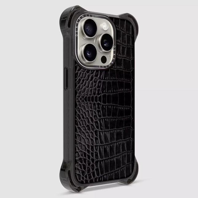 iPhone 14 Pro Max Case Alligator Bounce — Smoky Black