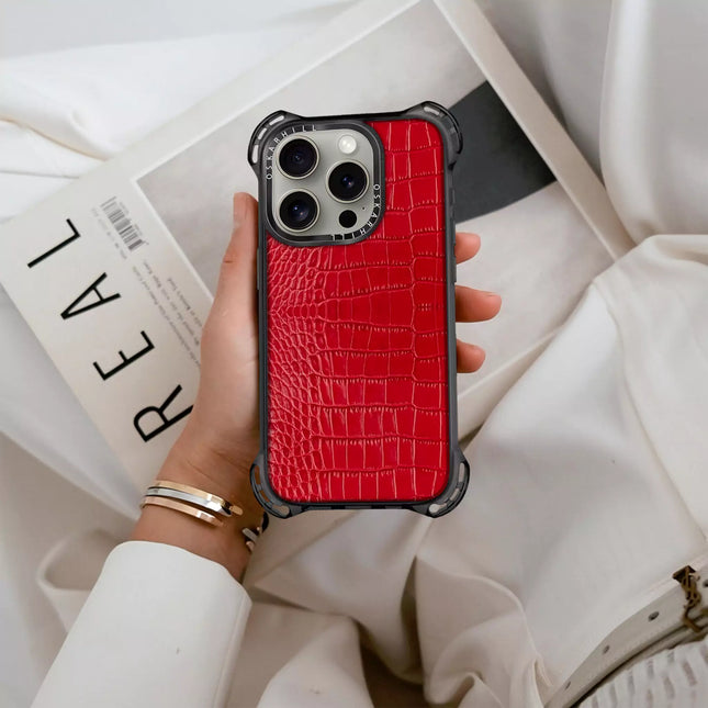 iPhone 13 Pro Max Case Alligator Bounce — Cornell Red