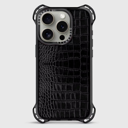 iPhone 16 Pro Max Case Alligator Bounce — Smoky Black