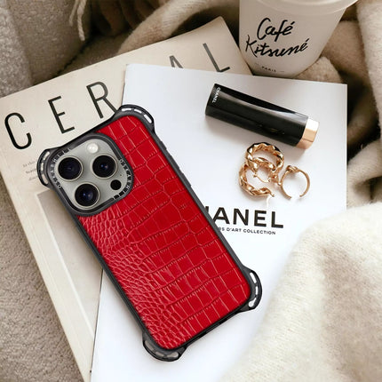 iPhone 16 Pro Max Case Alligator Bounce — Cornell Red