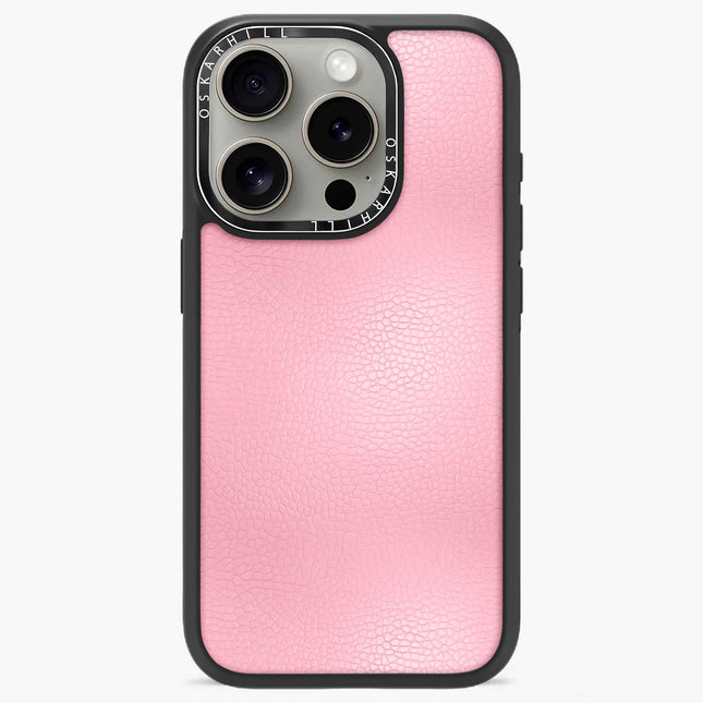 iPhone 15 Pro Max Case Elite Leather — Baby Pink