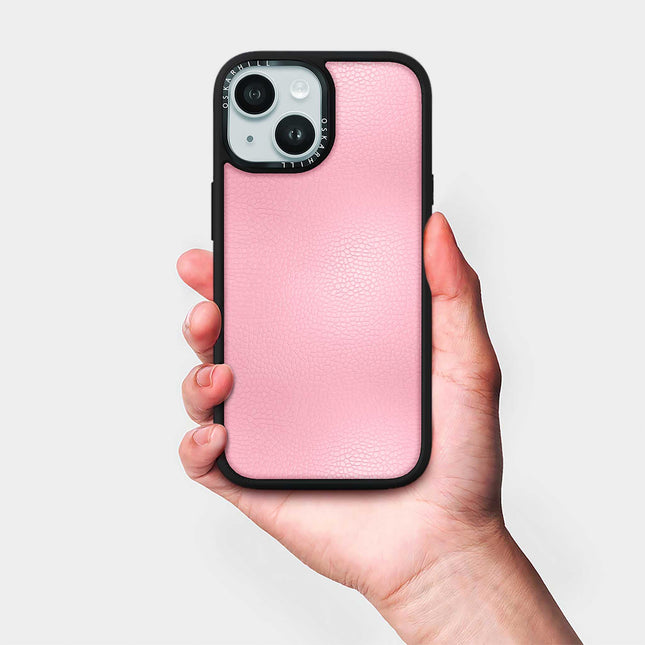 iPhone 14 Plus Case Elite Leather — Baby Pink