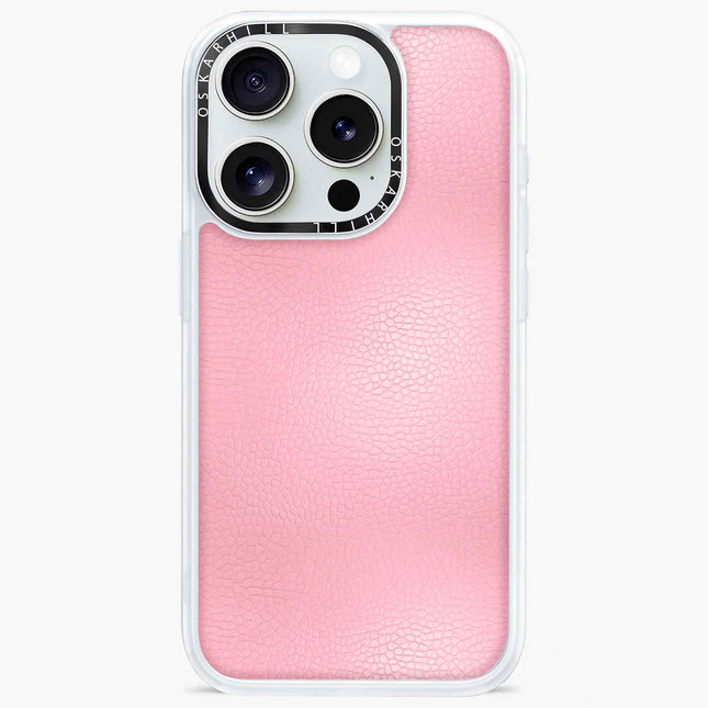 iPhone 13 Pro Max Case Classic Leather — Baby Pink