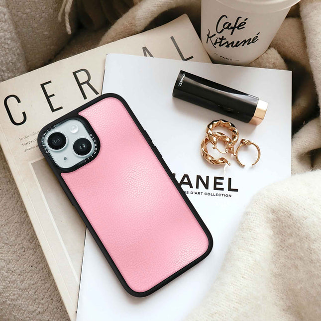 iPhone 14 Case Elite Leather — Baby Pink