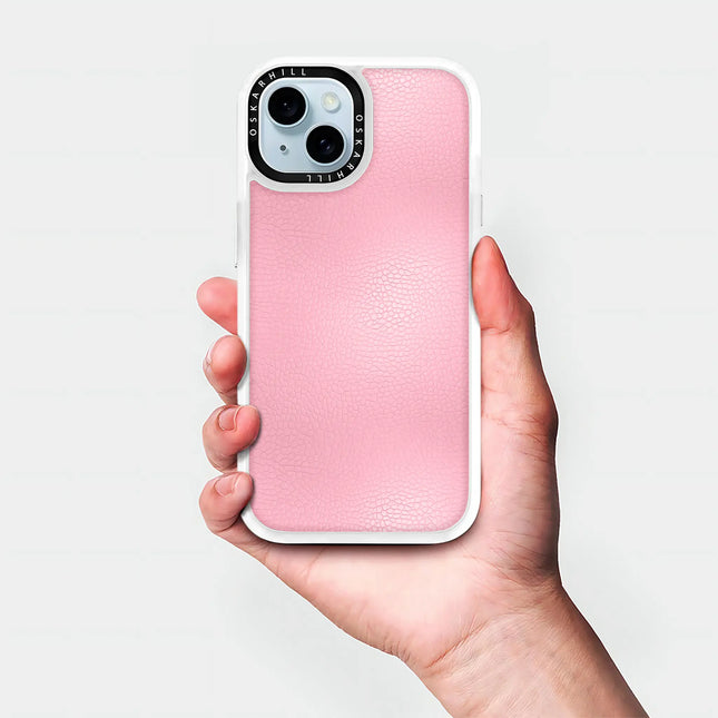 iPhone 14 Case Classic Leather — Baby Pink