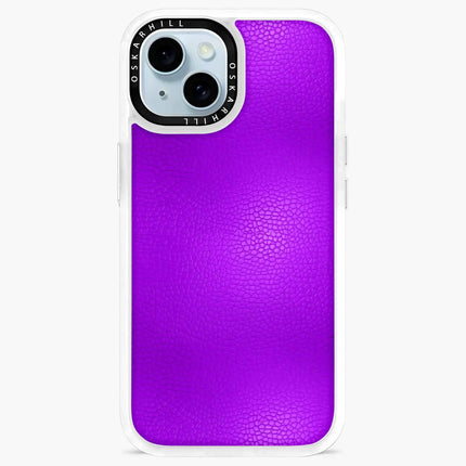 iPhone 15 Case Classic Leather — Dark Violet