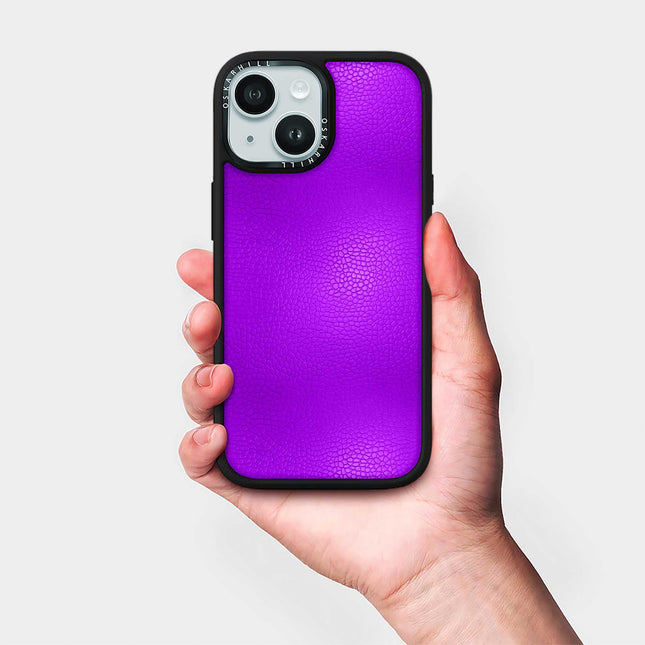 iPhone 13 Case Elite Leather — Dark Violet