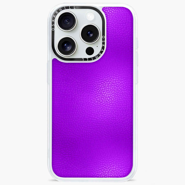 iPhone 14 Pro Max Case Classic Leather — Pinkish Purple