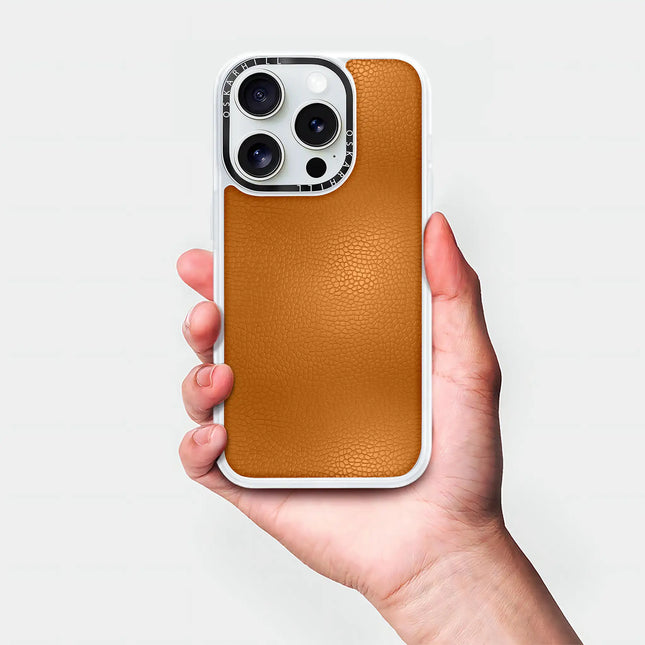 iPhone 15 Pro Max Case Classic Leather — Ruddy Brown