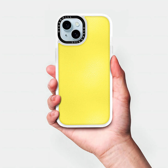 iPhone 13 Case Classic Leather — Corn Yellow