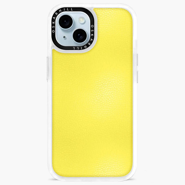 iPhone 14 Case Classic Leather — Corn Yellow