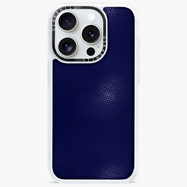 iPhone 16 Pro Case Classic Leather — Night Blue