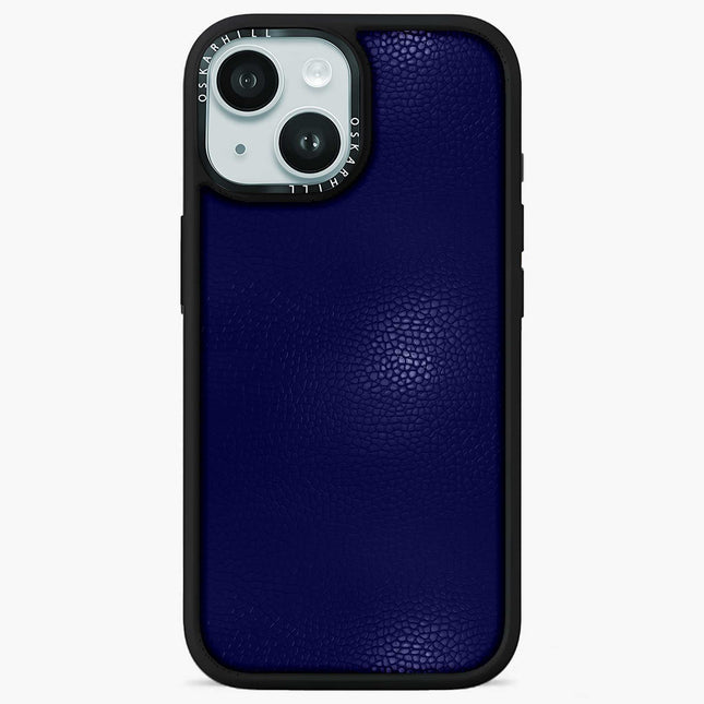 iPhone 15 Case Elite Leather — Night Blue