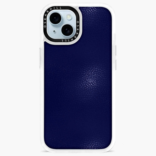 iPhone 15 Plus Case Classic Leather — Night Blue