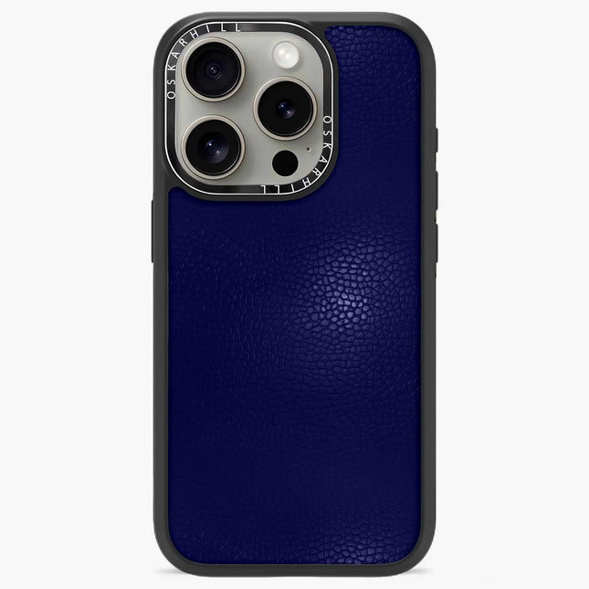 iPhone 14 Pro Max Case Elite Leather — Night Blue