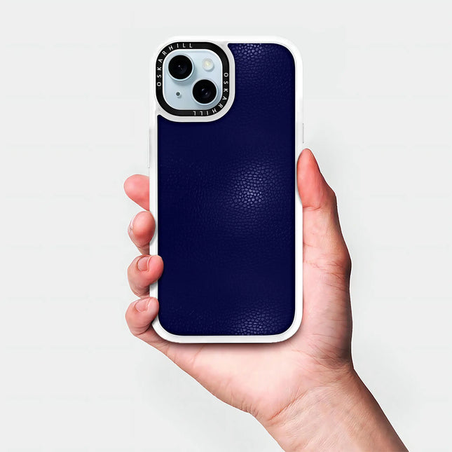 iPhone 14 Case Classic Leather — Night Blue