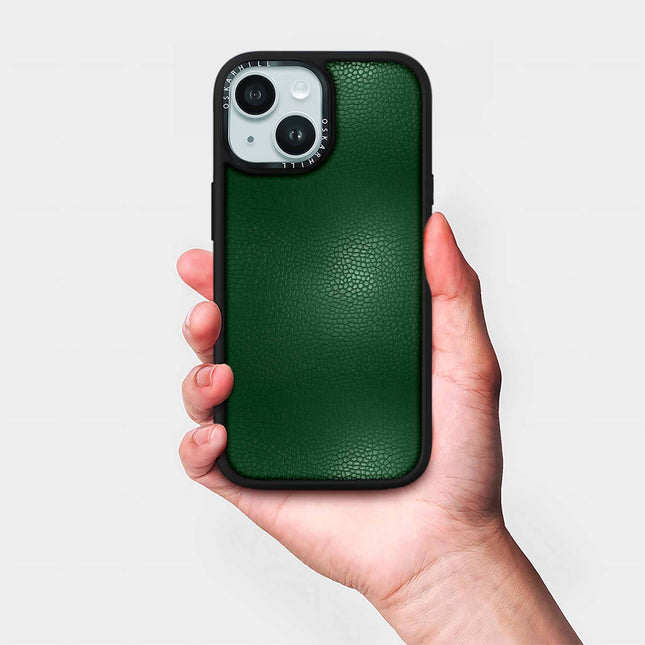 iPhone 13 Case Elite Leather — Dark Green