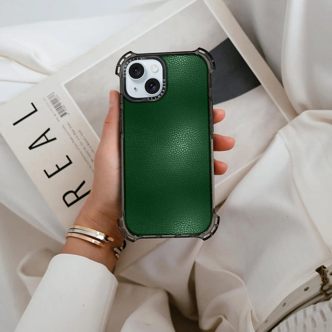 iPhone 15 Case Bounce — Dark Green