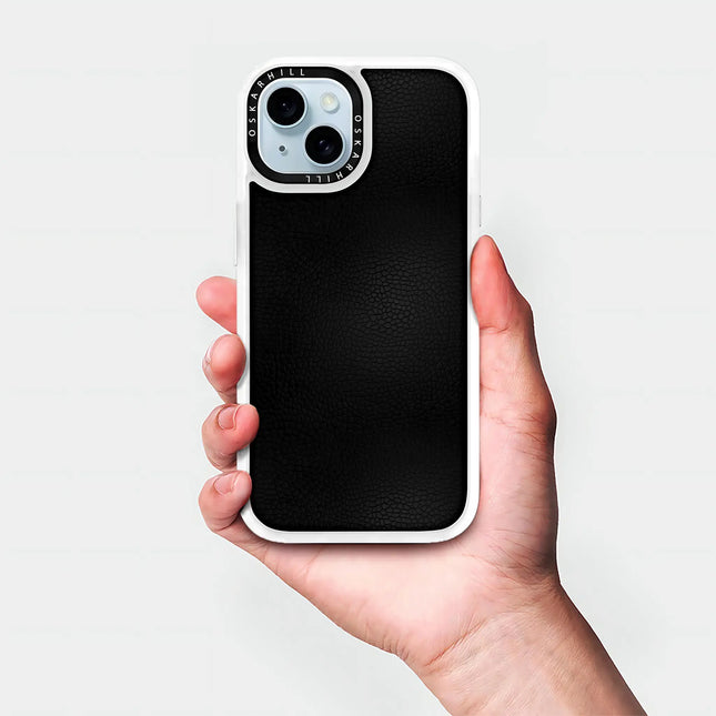 iPhone 13 Case Classic Leather — Smoky Black