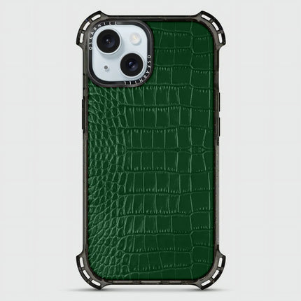 iPhone 13 Mini Case Alligator Bounce — Dark Green