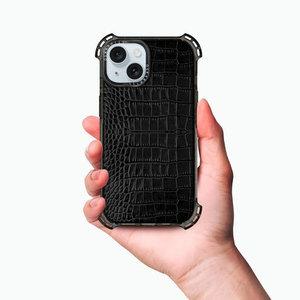 iPhone 13 Case Alligator Bounce — Smoky Black