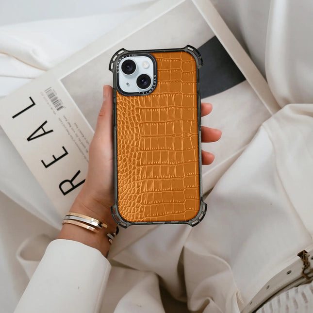 iPhone 13 Case Alligator Bounce — Ruddy Brown