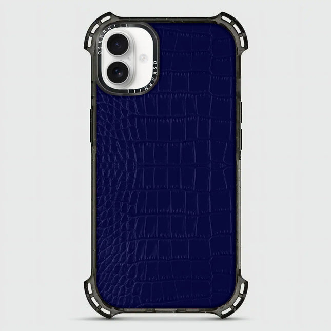 iPhone 16 Case Alligator Bounce — Night Blue