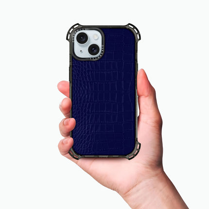 iPhone 14 Case Alligator Bounce — Night Blue