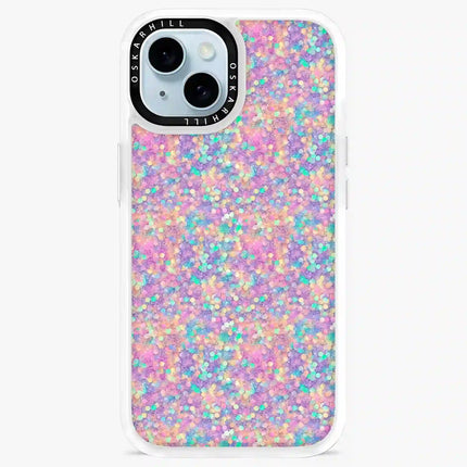 iPhone 15 Plus Case Classic — Rainbow Dream Glitter