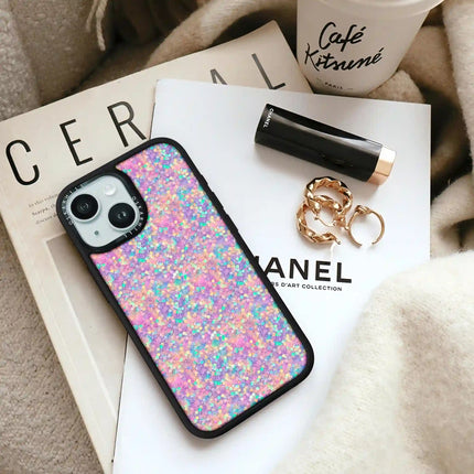 iPhone 15 Case Elite — Rainbow Dream Glitter