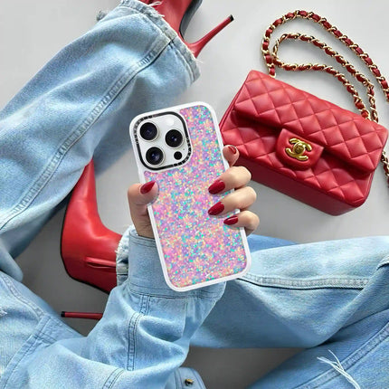 iPhone 16 Pro Max Case Classic — Rainbow Dream Glitter