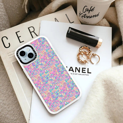 iPhone 13 Mini Case Classic — Rainbow Dream Glitter