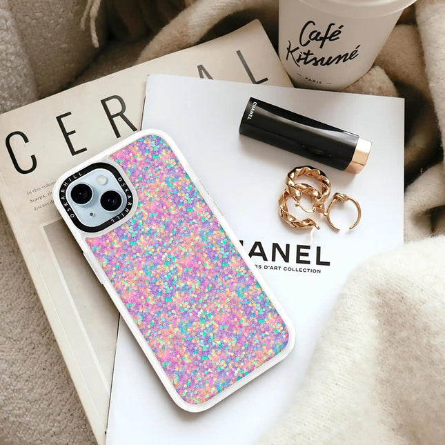 iPhone 13 Mini Case Classic — Rainbow Dream Glitter