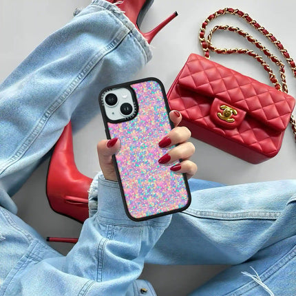 iPhone 15 Plus Case Elite — Rainbow Dream Glitter