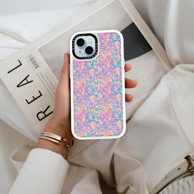 iPhone 15 Case Classic — Rainbow Dream Glitter