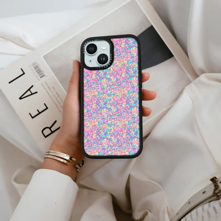 iPhone 14 Case Elite — Rainbow Dream Glitter