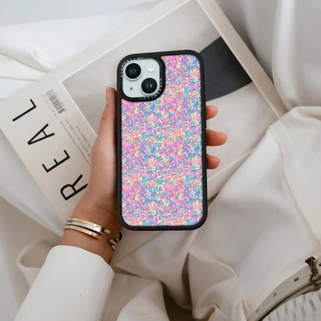 iPhone 13 Mini Case Elite — Rainbow Dream Glitter