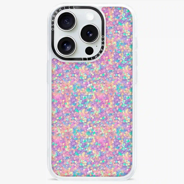 iPhone 14 Pro Case Classic — Rainbow Dream Glitter