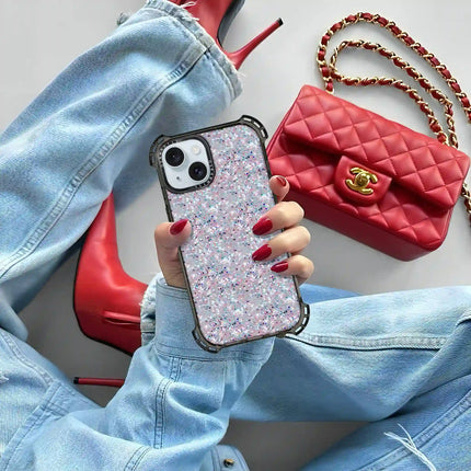 iPhone 15 Plus Case Bounce — Starlight Frost Glitter