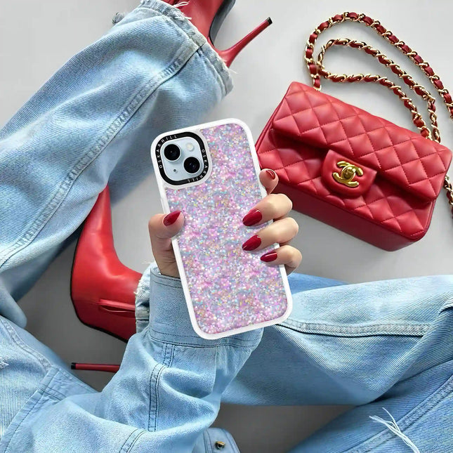 iPhone 14 Case Classic — Pastel Twilight Glitter