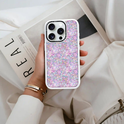 iPhone 14 Pro Case Classic — Pastel Twilight Glitter