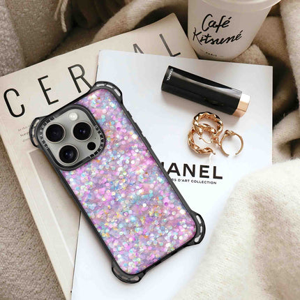 iPhone 14 Pro Case Bounce — Pastel Twilight Glitter