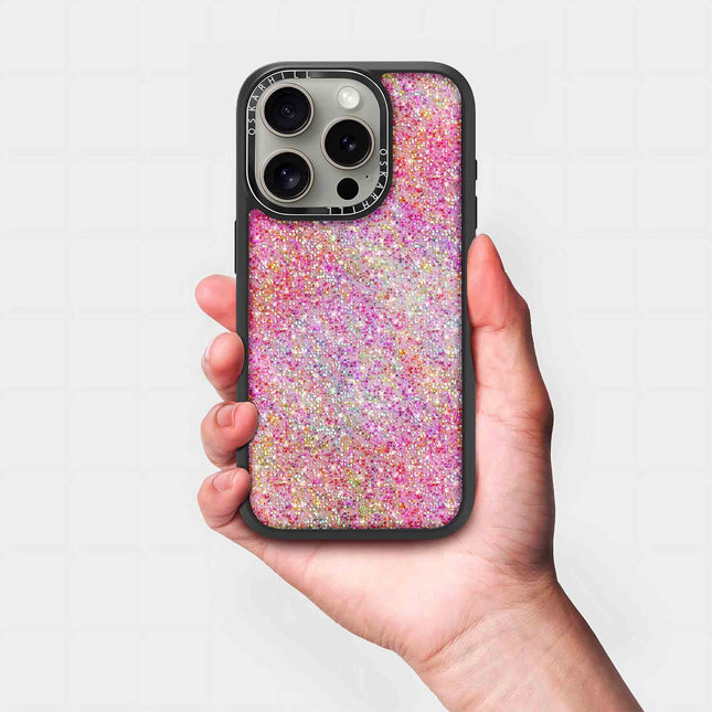 iPhone 14 Pro Case Elite — Pink Glitter